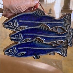 Victoria Littlejohn StonewareHang&TrivetCork back
BeautifulCobaltBlueGlazedVTG